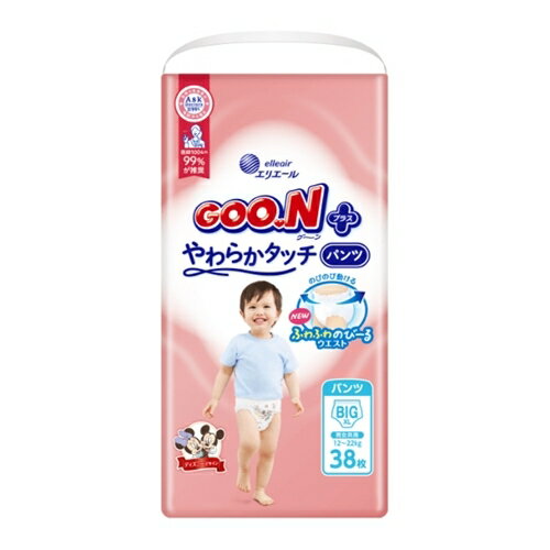 大王製紙 グーンプラス やわらかタッチ パンツ BIGサイズ 38枚 大王製紙 グーンプラス やわらかタッチ パンツ BIGサイズ 38枚