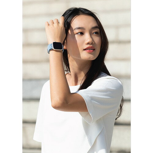 KENZAN UNIQ-45MM-ASPDEPGRY Apple Watch 44／45MM BRAIDED STRAP ASPEN DE PEBBLE GREY UNIQ45MMASPDEPGRY