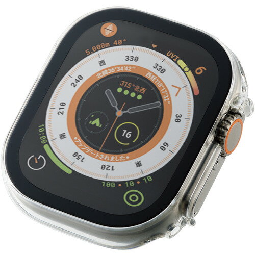 エレコム AW-22CFCGOCR Apple Watch 49mm用フルカバーケース プレミアムゴリラガラス 高透明 AW22CFCGOCR エレコム AW-22CFCGOCR Apple Watch 49mm用フルカバーケース プレミアムゴリラガラス 高透明 AW22CFCGOCR
