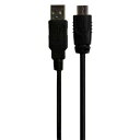 CYBER・USB2.0コントローラー充電ケーブル4m(PS4用)〈ブラック〉 CY-P4US2C4-BK