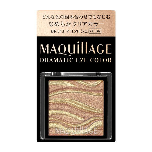 資生堂（SHISEIDO） マキアージュ ドラマティックアイカラー （パウダー） BR313 マロンロシェ（パール） マロンロシェ (1g)