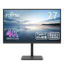 【4K】富士通 VTU27021BT 27型ワイド液晶ディスプレイ VT Series ブラック(2)