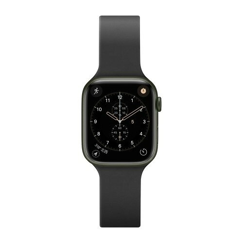 PGA PG-AW41SC01BK Apple Watch 41／40／38mm用 シリコンバンド ブラック