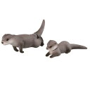 タカラトミー アニア AS−15 ユーラシアカワウソ 水に浮くVer.