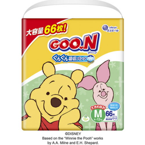 大王製紙 グ—ン ぐんぐん吸収パンツ Mサイズ 66枚