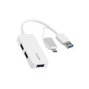 エレコム U3H-CAK3005BWH USB Type-C変換アダプター付き USB 5Gbps超コンパクトハブ バスパワー Windows Mac他対応 ホワイト(2)