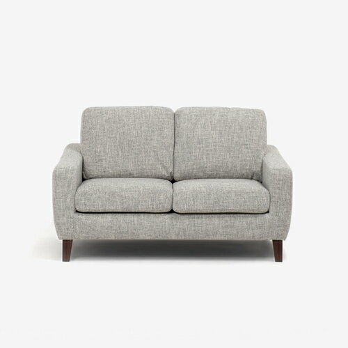 【エントリーでP10倍 12/4 20:00〜12/11 1:59まで】大塚家具［2人掛］ソファ「イブ SD-294C」布ライトグレ-色 脚部ダークブラウン色