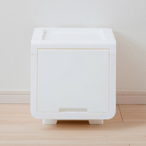 収納ボックス 収納ケース S 幅9.5×奥行36×高さ12cm ホワイト×3セット 取っ手穴付き シューノ キッチン リビング パントリー