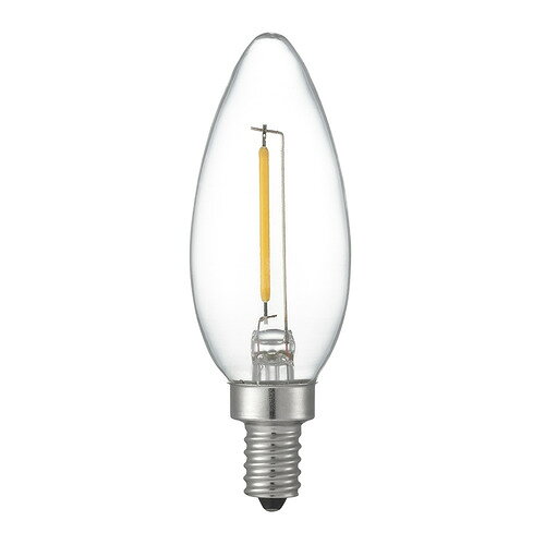 ヤザワ LDC1LG32E12C2 フィラメントLED 10W C32 シャンデリア形 E12 クリア