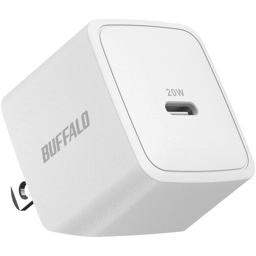 BUFFALO BSACPD2000C1WH PD20W対応 AC充電器 Type-C×1ポート ホワイト BUFFALO BSACPD2000C1WH PD20W対応 AC充電器 Type-C×1ポート ホワイト