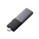 エレコム ESD-EWC0250GBK USB Type-C USB-A対応 外付けポータブルSSD 250GB ブラック(2)