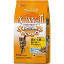 ユニ・チャーム AllWell避妊・去勢した猫の体重ケア筋肉の健康維持用フィッシュ味挽き小魚とささみフリーズドライ 750g(4)