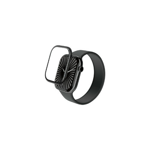 エレコム AW-24BFLGS2R Apple Watch Series 10 42mm 対応 フルカバーガラスフィルム 高透明 極薄 治具付 ブラック エレコム AW-24BFLGS2R Apple Watch Series 10 42mm 対応 フルカバーガラスフィルム 高透明 極薄 治具付 ブラック