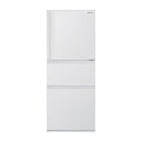 東芝 冷蔵庫 294L 右開き 3ドア 幅60cm 3段冷凍室 うるおいラップ野菜室 節電モード GR-W29SC ホワイト系 2025年製