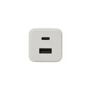 クオリティトラストジャパン QU0201WH PD35W対応 Type-C 1ポート USB1ポート ACアダプタ ホワイト(2)