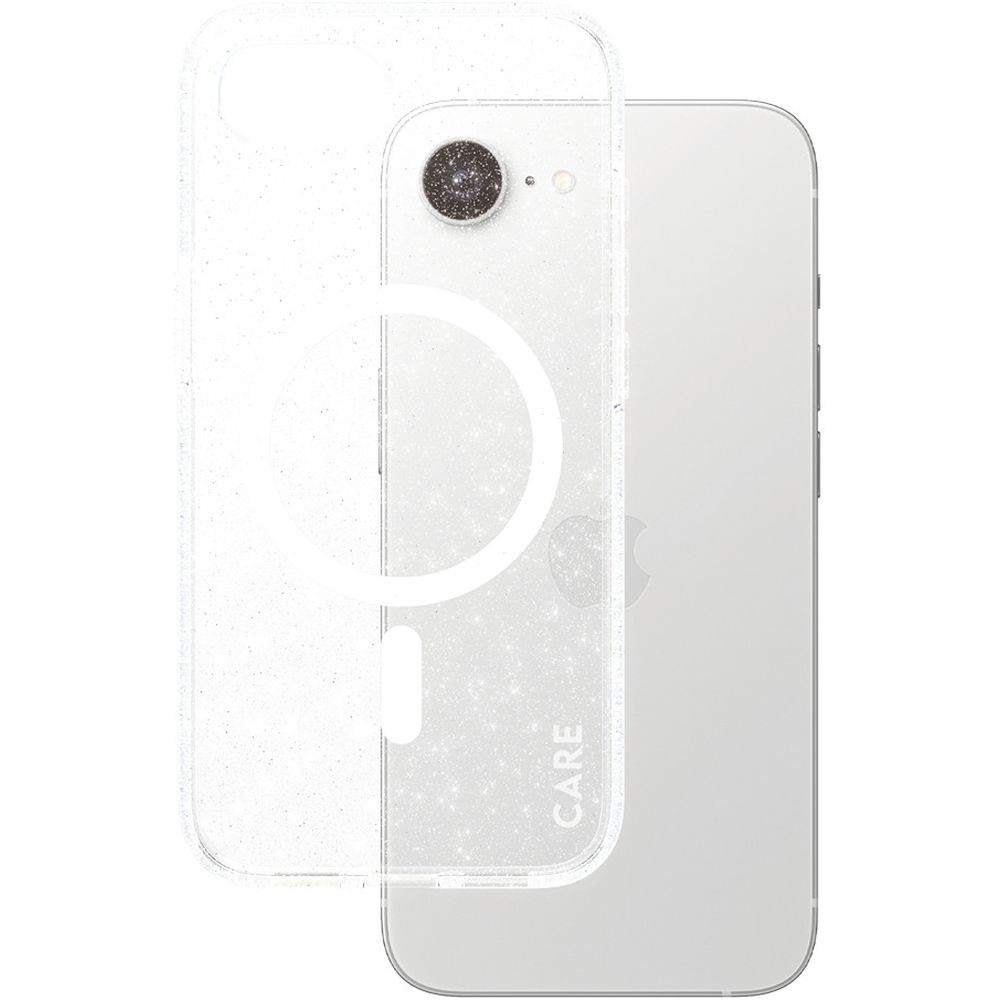 CARE iPhone 16e用 CARE Case Flagship Star Lit w／ White MagSAFE CRRFSWMG29845