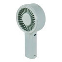 千住 HF2020U(LB) ミニハンディファン 大風量 USB充電式 風量5段階切替 ストラップ付 ライトブルー(2)