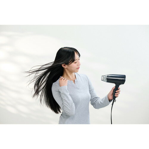 テスコム TD260B-H ドライヤー 大風量 速乾 マイナスイオン 折りたたみ式 ヘアドライヤー グレー