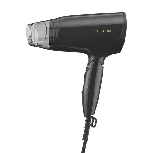 テスコム TD260B-H ドライヤー 大風量 速乾 マイナスイオン 折りたたみ式 ヘアドライヤー グレー