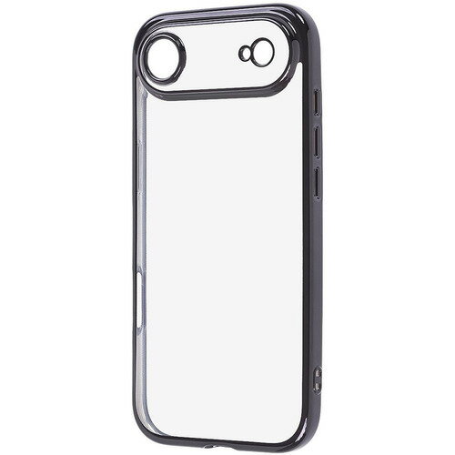 樂天商城 - レイ・アウト iPhone17 Air ソフトケース 精密設計 フレームメッキ ／ ブラック RT-P54PFC2／BM