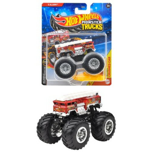 マテル 1／64 ホットウィール モンスタートラック 1：64 ファイブ・アラーム ミニカー