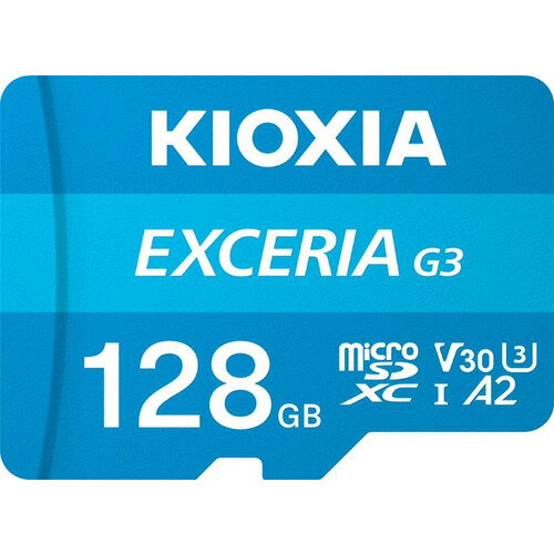KIOXIA KMU-C128G microSDカード 128GB UHS-I U3 V30 C10 A2発売日：2025年10月25日●ゲーム、デジタルカメラ、掲題電話、4K録画、タブレット、電子ブックにおすすめ●撮影枚数・録画時間の目安【動画】HD(12Mbps) 約1、310分Full HD(21Mbps) 約740分4K(100Mbps) 約157分実際の記録枚数・録画時間は、ご使用の機器、撮影条件、設定等によって変わります。●当社指定のカードリーダ使用時に読み書き速度向上●アプリケーションパフォーマンスクラスA2対応&nbsp;【仕様】容量：128GBユーザー領域：115.2GBインターフェース：UHS-I外形寸法：15.0mm x 11.0mm x 1.0 mm質量：約0.3g最大読出速度：100 MB/s(※160MB/s)　※当社指定カードリーダ使用時の最大値最大書込速度：50MB/sUHSスピードクラス：U3ビデオスピードクラス：V30SDスピードクラス：C10アプリケーションパフォーマンスクラス：A2