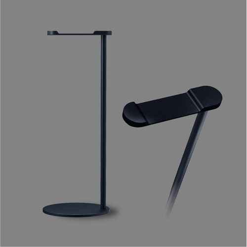 LUCILLA STM001BK ヘッドホンスタンド 滑り止めパッド付 ブラック●ヘッドホンをご使用の方必見！保管時に便利なヘッドホンスタンド●高級感のあるシンプルなデザイン控えめで整った佇まいはさまざまなインテリアに馴染み、使用していない時間でもヘッドホンを美しく見せます。●日常でヘッドホンを使用している方はもちろん、店頭などで展示用としても活躍！日常的にヘッドホンを使用されている方以外でも、店頭でヘッドホンを展示する際にもおすすめです。●シンプル構造の簡単組み立て別途工具の用意は不要で、パーツを順番に合わせていくシンプルな構造。簡単なのにしっかり組み上がる安心のセット内容。●傷を防ぐやわらかなエッジヘッドホンが触れる部分には、角を丸く仕上げる面取り加工を採用。細かな引っかかりを抑え、イヤーパッドやフレームを傷つけにくい仕様。●安定性を支えるこだわりの素材設計軽くて強いアルミ合金に、裏にはシリコン製の滑り止めパッド付きで安定設計。ヘッドホンを置いたときのぐらつきをしっかり抑え、日常の使用でも安心してお使いいただけます。&nbsp;【仕様】材質：アルミ合金、シリコンサイズ：約W99 × H265 ×D99 mm耐荷重：2kg対応機種：ヘッドバンドの幅が50mmまでのヘッドホン・ヘッドセット同梱物：ホルダー部、ポール、土台、ネジ（1本）、六角レンチ