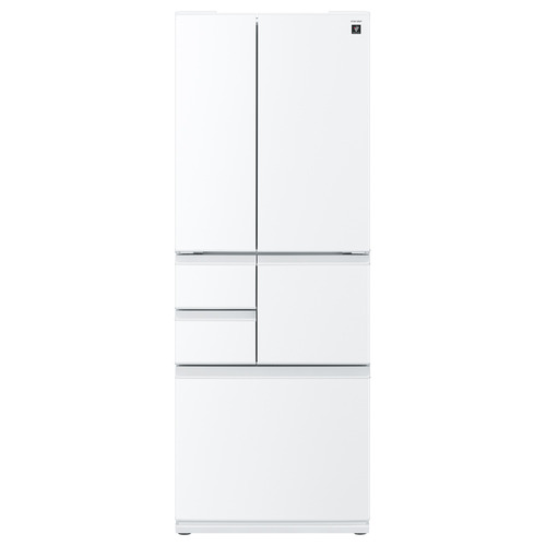 121 L - 250 L - 【無料長期保証】シャープ 冷蔵庫 502L 観音開き 6ドア 幅68.5cm プラズマクラスター 大容量冷凍室 雪下シャキット野菜室 SJFF50R ホワイト系