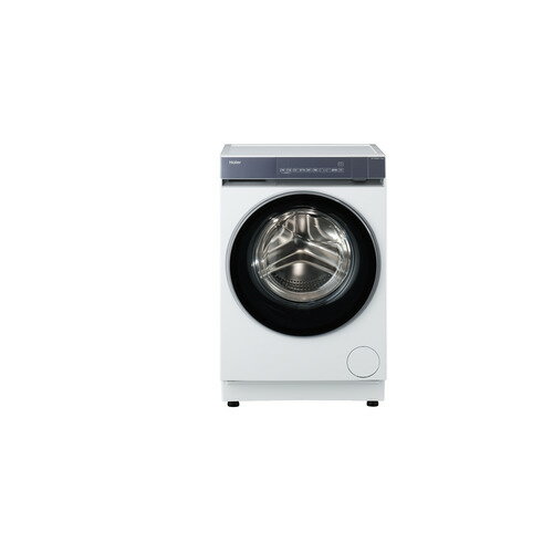 Haier JW-FP8B-W ドラム式洗濯乾燥機 左開き 洗濯8kg・乾燥4kg 幅59.5cm ケア乾燥モード搭載 ヒーター乾燥 ホワイト●やさしい低温風で衣類をケアしつつ乾燥、ケア乾燥モード衣類の乾燥状態に応じて3段階で温度調整を行う「ケア乾燥モード」を搭載。衣類への乾燥ダメージの原因になりやすい乾燥の最終段階の温度を約60度に抑えます。高温乾燥による衣類の縮み・傷みが抑えられるため、お気に入りの服も安心して乾燥まで任せられます。●ホコリ落とし自動流水レーン乾燥運転中の空気は、乾燥フィルターを通る前に「ホコリ落とし自動流水レーン」を通ることで、糸くずやホコリが冷却水のシャワーで洗い流されます。乾燥フィルターの目詰まりを低減することで、乾燥効率がアップし、フィルター掃除もラクになります。●ニオイのもとまで洗い流す最高60度のお湯洗い最高60度のお湯で皮脂汚れを浮かせてニオイの原因菌ごとしっかり洗い流します。●毎回の洗濯で節水、経済的ドラム式洗濯機は、衣類を持ち上げて落とす「たたき洗い」が特徴。水流を利用した「もみ洗い」の縦型洗濯機に比べ使用水量が大幅に少ないため、節水に貢献します。●振動を抑えて夜間でも安心4本のダブルダンパーを搭載することで低振動を実現。夜間でも安心して洗濯できます。●空間アレンジの幅が広がるコンパクト設計一般的な防水パンに置けるコンパクトなロータイプで、フラットな天面デザインだから、洗濯機の上部に棚を設置したり、周囲の空間を自分らしく思いのままにアレンジできます&nbsp;【仕様】本体寸法：幅595mm×奥行593mm×高さ943 mm本体質量：78kg容量：洗濯/脱水8kg・乾燥4kg乾燥方式：ヒーター式標準使用水量：洗濯時約69L・洗濯〜乾燥時約63L目安時間：洗濯時約32分・洗濯〜乾燥時約141分運転音（洗濯時／脱水時／乾燥時）：40/43/39dB対応防水パン：（内寸）幅590mm以上×奥行540mm以上