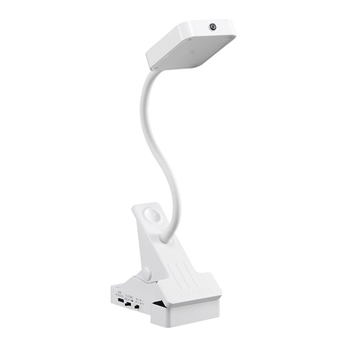 ヤザワ CLLD04WH 乾電池式クリップライト センサータイプ 明暗センサー搭載 スイッチ式 アーム約200mm ホワイト