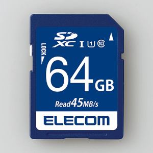 【納期約7〜10日】【お一人様1点まで】ELECOM エレコム MF-FS064GU11R データ復旧SDXCカード(UHS-I U1) 64GB MFFS064GU11R