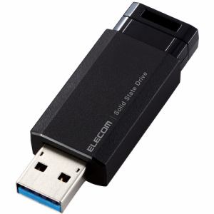 Ǽ3֡ELECOM 쥳 ESD-EPK0250GBK դSSD Υå USB3.2(Gen2)б 250GB ֥å ESDEPK0250GBK