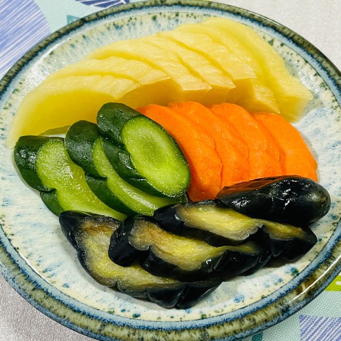 【国産・ぬか漬 (400g)】乳酸菌・食物繊維・ぬか漬け・糠漬・大根・人参・茄子・胡...