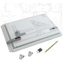 iimono117 製図板 A3 サイズ 図面 建築 卓上製図板 製図用品 製図道具 定規付 イラスト 背景 工作 製図版 絵画 製図書き