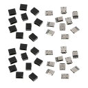 CY 50ピースタイプBマイクロUSBメス5ピンジャックポートソケットコネクタはんだタイプ修理部品by CHENYANG(2)