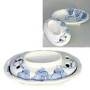 CtoC ARITA 電子レンジ調理用品 マルチ 蓋:10.6×16.8×3.2cm 身:13×19.5×3.9cm 蓋付の高さ:6.6cm レンジで目玉焼 ぶどう 日本製 有田焼 812340