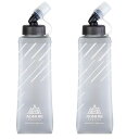 Azarxis ハイドレーション ボトル 折りたたみ水筒 TPU 携帯式 ウォーターボトル ソフトフラスク 軽量 給水 ランニング マラソン 登山 トレイル サイクリング アウトドア 250ml 350ml 450ml 500ml