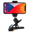 pcb スマホスタンド クリップ 式 アーム どこでも ワンタッチ 挟む スマホ iphone ホルダー(3)