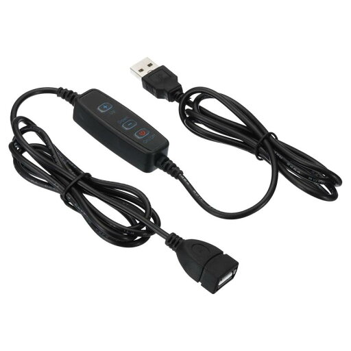PATIKIL LEDストリップ調光器スイッチ USBメス-オス延長コード 10スピード調光 3ボタン付き LEDストリップライト用 ブラック PATIKIL LEDストリップ調光器スイッチ USBメス-オス延長コード 10スピード調光 3ボタン付き LEDストリップライト用 ブラック