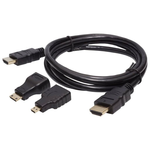 HDMIケーブル 1.5m MiniHDMI MicroHDMI テレビ モニター タブレット カメラ PR-3IN1HDMI HDMIケーブル 1.5m MiniHDMI MicroHDMI テレビ モニター タブレット カメラ PR-3IN1HDMI