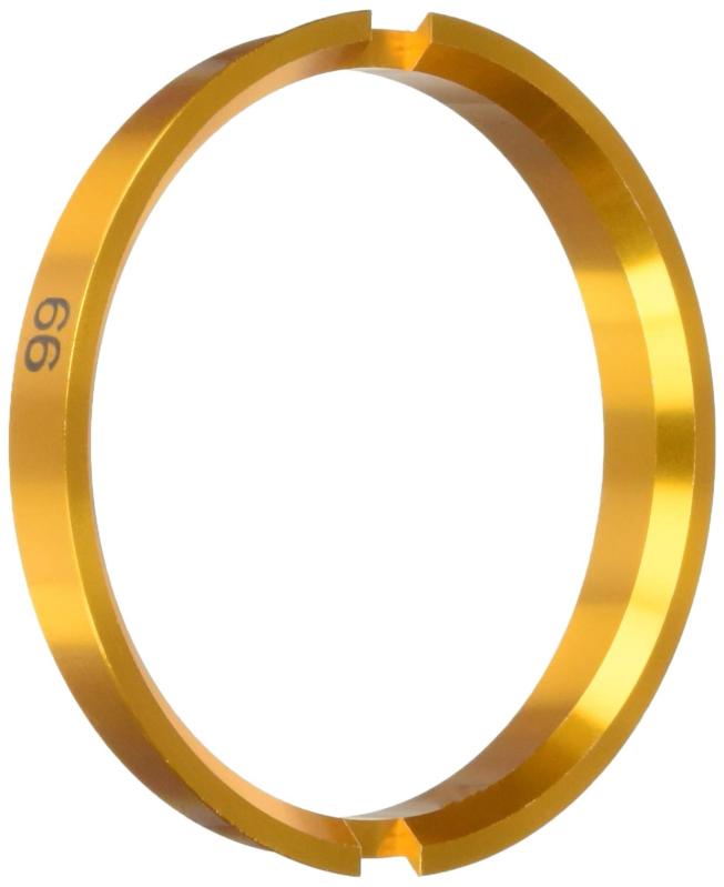 乐天商城 - KYO-EI(協永産業) HUB CENTRIC RING 73mm/66mm 2個入り ツバ付 アルミ製/ゴールド U7366