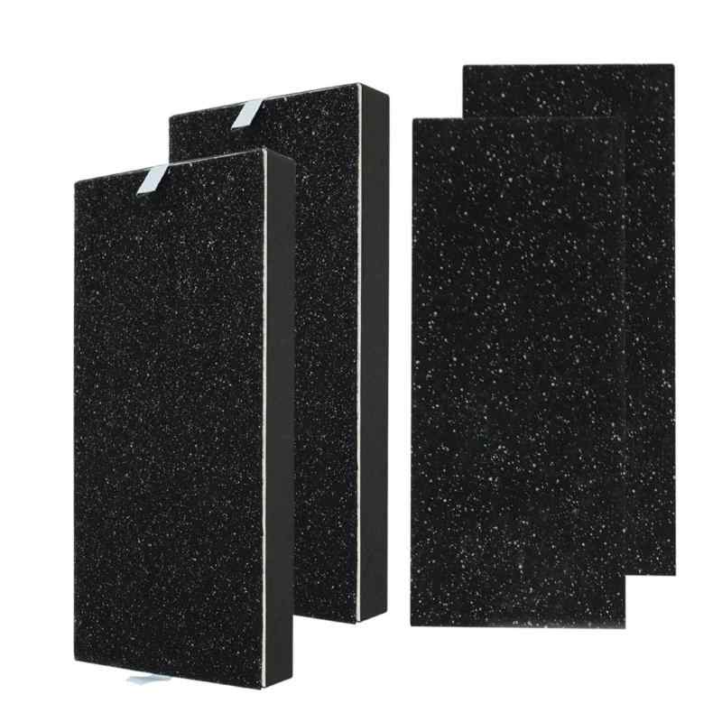 PUREBURG 交換用フィルターPureploveとの互換性ありCF-C01 空気清浄機に対応 交換部品 CF-C01-FL, 2セット (HEPAエアフィルター2個 活性炭プレフィルター4個入り)