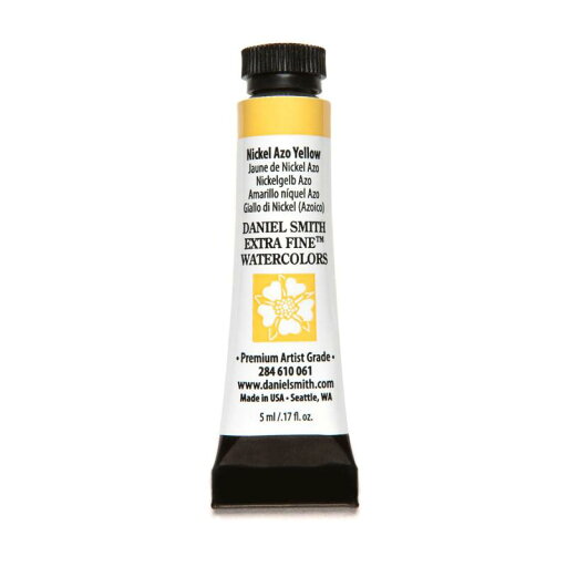 Daniel Smith ダニエル・スミス 水彩絵具 5mlチューブ (Nickel Azo Yellow) 284610061 Daniel Smith ダニエル・スミス 水彩絵具 5mlチューブ (Nickel Azo Yellow) 284610061