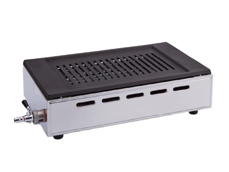 樂天商城 - 都市ガス用 ヤマキン ガス高級焼肉器「王者Sタイプ」Y-18S 卓上グリル 家庭用 業務用 焼肉ロースター