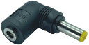 【カモン(COMON)製】DC変換L型アダプタ(外径5.5φ/内径2.1φ/オス⇔外径4.0φ/内径1.7φ/メス)【4017-5521L】(2)