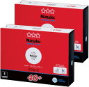 ニッタク 卓球 ボール 3スター プレミアムクリーン Nittaku スリースター NB1701 ホワイト 40mm 2ダース 24球 オリジナル封筒付き