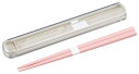 オーエスケー(OSK) 抗菌 引フタ 箸箱セット 19.5cm 箸 ライトピンク ひのきのぷら HKP No.3 日本製 HS-16(3)