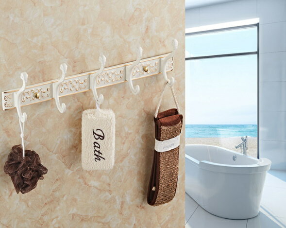 ヨーロピアンスタイル5口 キーフック 金属製 鍵置き 鍵ホルダー 収納 鍵かけ キッチン お風呂 玄関 洗面所 浴室に/送料無料