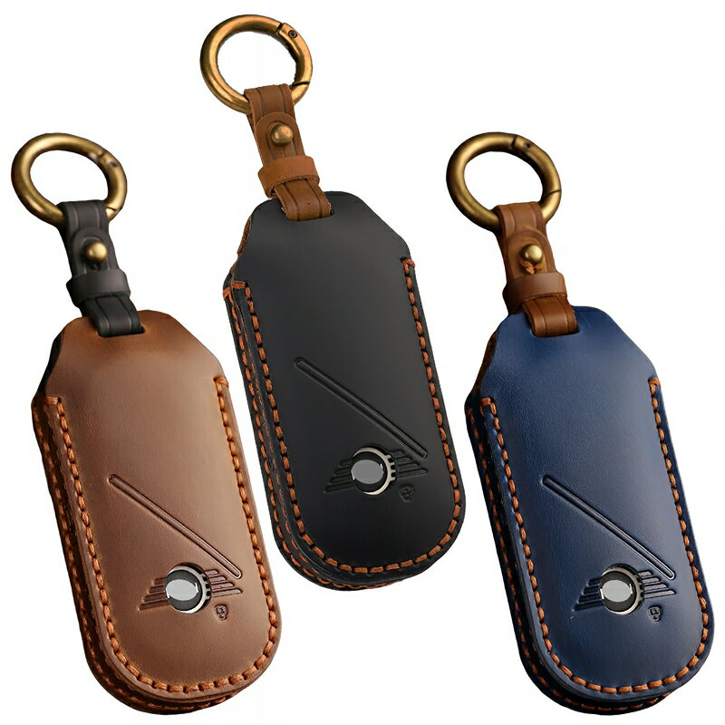 ミニクーパー MINI 本革 レザー ツートン スマートキーケース キーカバー F65 F66 F67 J01 U25カントリーマン J05エースマン J01 アクセサリー キーホルダー