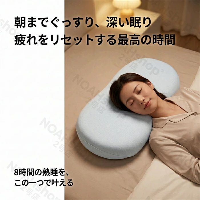 首サポート ネックケア ゼロ圧力 枕 選べる寝姿勢通気性安眠枕冷感枕海外輸入品 低...